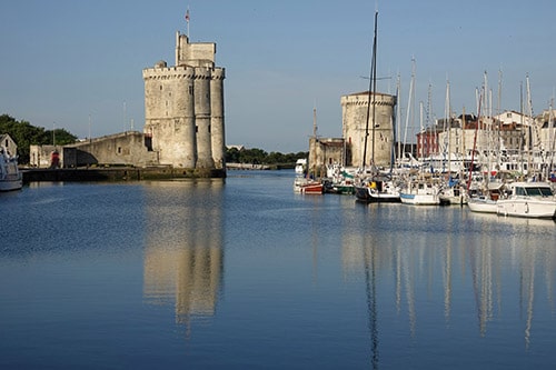  De oude haven van La Rochelle aan de Atlantische kust van Frankrijk.
