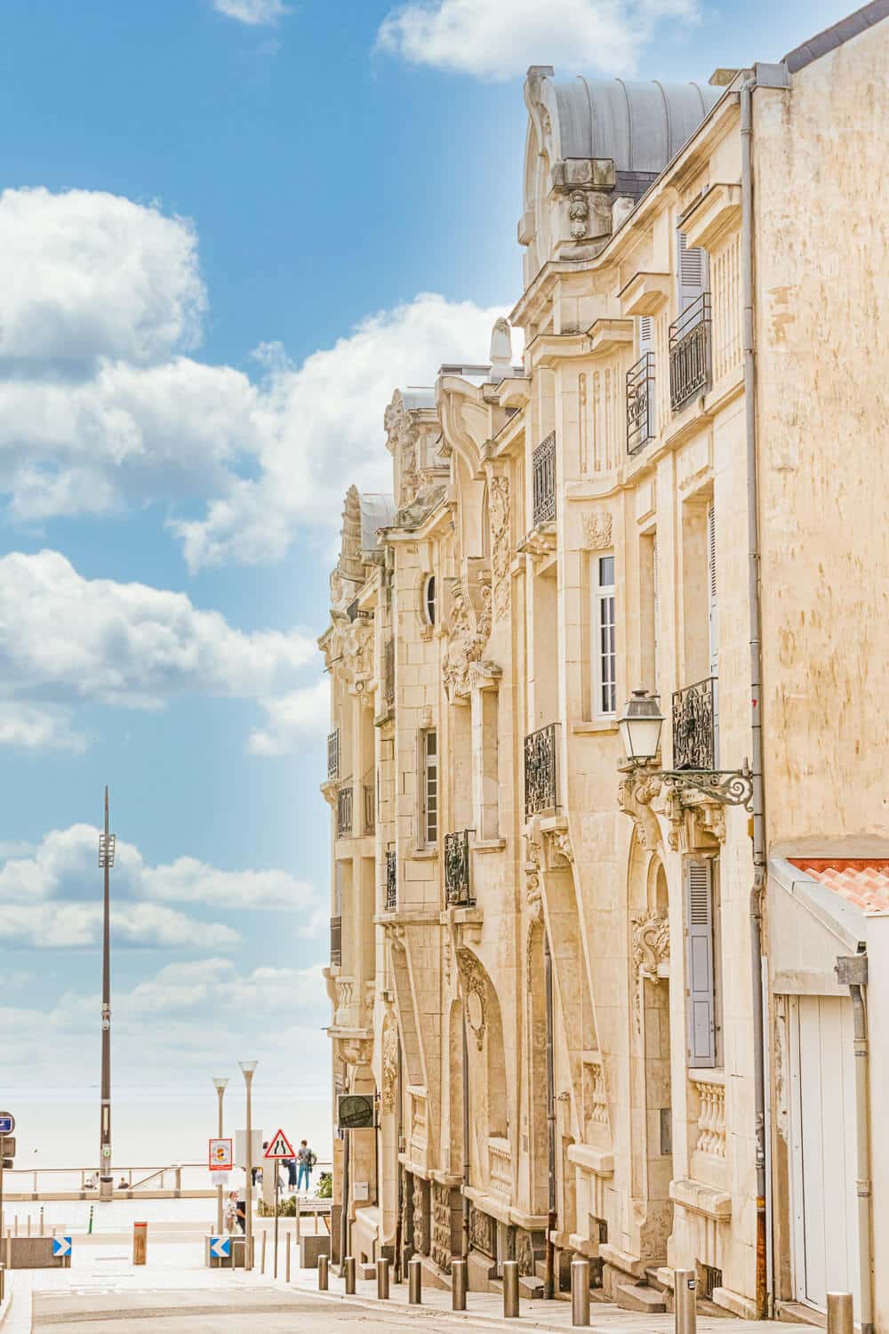 Badplaatsarchitectuur in Sables d'Olonne