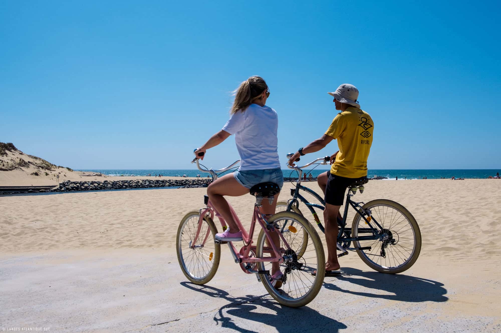 Les Landes fietsen